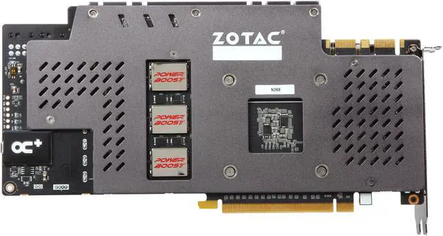 Alt view image 4 of 6 - ZOTAC ZT-90202-10P GeForce GTX 980 AMP! Omega G-SYNC Support 4GB 256-Bit DDR5 HDCP Ready Video Card