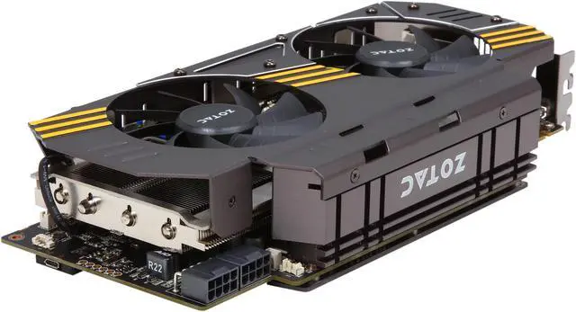 Alt view image 5 of 6 - ZOTAC ZT-90202-10P GeForce GTX 980 AMP! Omega G-SYNC Support 4GB 256-Bit DDR5 HDCP Ready Video Card