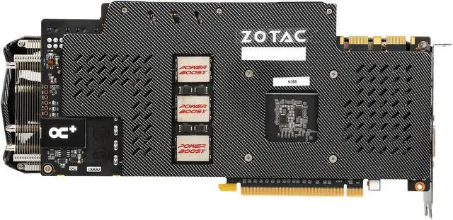 Alt view image 4 of 6 - ZOTAC GeForce GTX 980 AMP! Extreme ZT-90203-10P G-SYNC Support 4GB 256-Bit DDR5 HDCP Ready Video Card