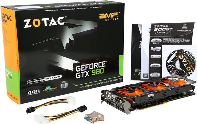 Alt view image 7 of 6 - ZOTAC GeForce GTX 980 4GB, ZT-90204-10P