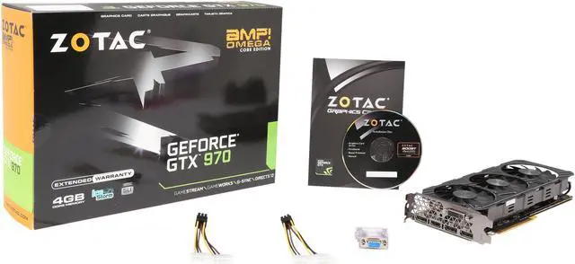 Alt view image 7 of 6 - ZOTAC GeForce GTX 970 4GB AMP! Omega Core Edition, ZT-90106-10P