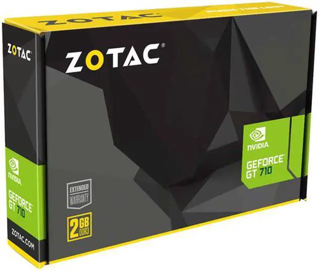 Alt view image 8 of 8 - ZOTAC GeForce GT 710 2GB DDR3 PCI Express 2.0 x8 Graphics Card ZT-71302-20L
