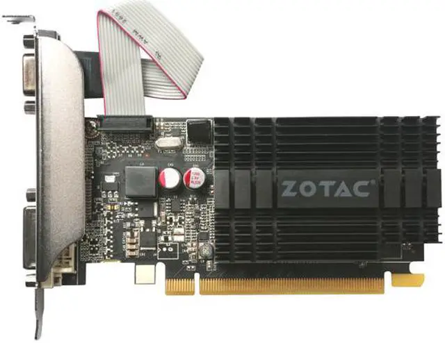 Alt view image 3 of 8 - ZOTAC GeForce GT 710 2GB DDR3 PCI Express 2.0 x8 Graphics Card ZT-71302-20L