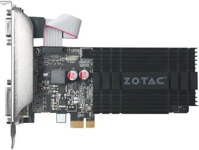 Alt view image 4 of 9 - ZOTAC GeForce GT 710 1GB DDR3 PCI Express x1 Graphics Card ZT-71304-20L