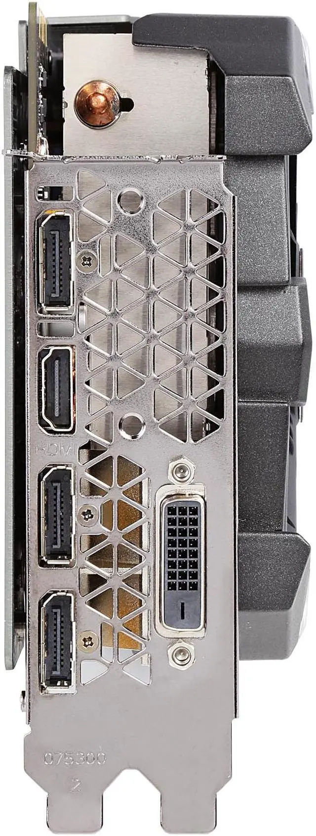 Alt view image 2 of 6 - ZOTAC GeForce GTX 1080 AMP! Extreme, ZT-P10800B-10P, 8GB GDDR5X IceStorm Cooling, Metal Wraparound Carbon ExoArmor exterior, Dual-blade EKO Fan, Spectra Lighting, PowerBoost, FREEZE fan stop