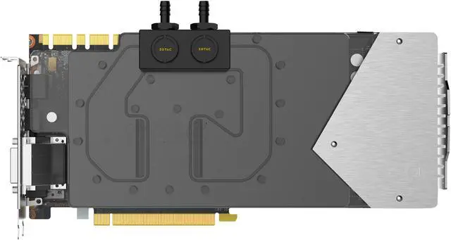 Alt view image 3 of 8 - ZOTAC GeForce GTX 1080 ArcticStorm, ZT-P10800F-30P, 8GB GDDR5X ArcticStorm Liquid Cooling Waterblock, Spectra Lighting, Metal Wraparound Backplate, Direct Copper Contact, PowerBoost, G1/4 Threads