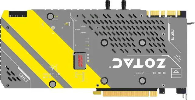 Alt view image 5 of 8 - ZOTAC GeForce GTX 1080 ArcticStorm, ZT-P10800F-30P, 8GB GDDR5X ArcticStorm Liquid Cooling Waterblock, Spectra Lighting, Metal Wraparound Backplate, Direct Copper Contact, PowerBoost, G1/4 Threads