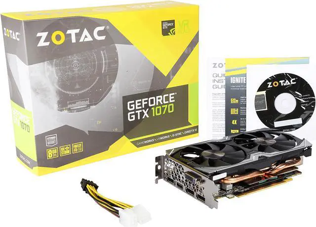 Alt view image 6 of 6 - ZOTAC GeForce GTX 1070 Mini, ZT-P10700G-10M, 8GB GDDR5