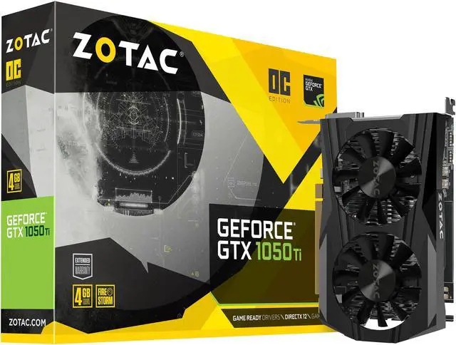 Alt view image 7 of 8 - ZOTAC GeForce GTX 1050 Ti 4GB GDDR5 PCI Express 3.0 Graphics Card ZT-P10510B-10L