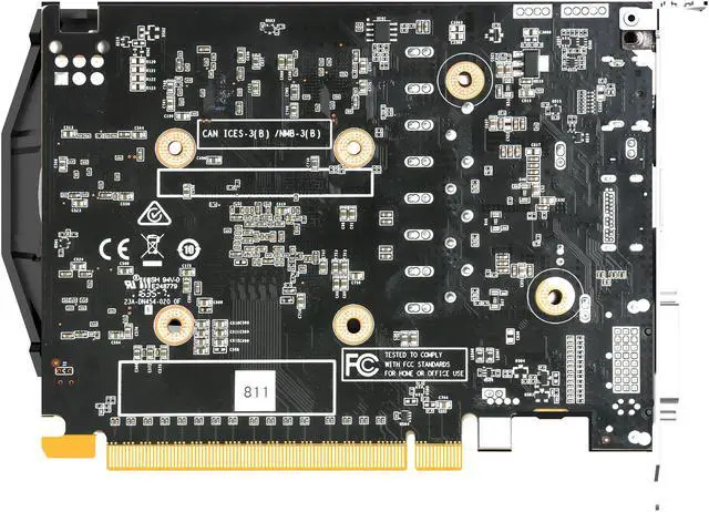 Alt view image 4 of 8 - ZOTAC GeForce GTX 1050 Ti 4GB GDDR5 PCI Express 3.0 Graphics Card ZT-P10510B-10L