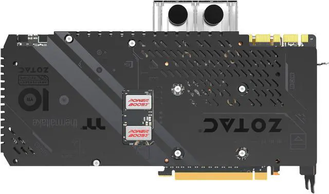 Alt view image 4 of 8 - ZOTAC GeForce GTX 1080 Arcticstorm Thermaltake, ZT-P10800G-30P, 8GB GDDR5X Liquid Cooling Waterblock, Metal Wraparound backplate, Direct Copper Contact, Spectra Lighting, PowerBoost