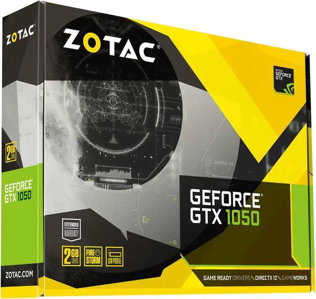 Alt view image 8 of 8 - ZOTAC GeForce GTX 1050 2GB GDDR5 PCI Express 3.0 Low Profile Graphics Card ZT-P10500E-10L