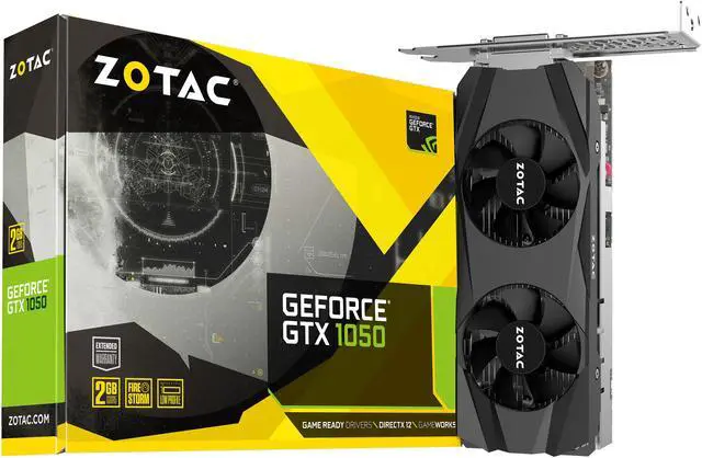 Alt view image 7 of 8 - ZOTAC GeForce GTX 1050 2GB GDDR5 PCI Express 3.0 Low Profile Graphics Card ZT-P10500E-10L