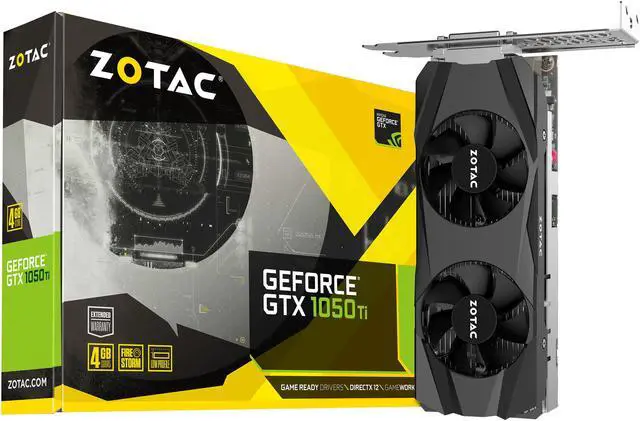 Alt view image 7 of 8 - ZOTAC GeForce GTX 1050 Ti 4GB GDDR5 PCI Express 3.0 Low Profile Graphics Card ZT-P10510E-10L