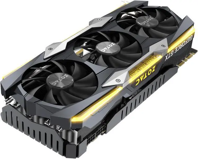 Alt view image 4 of 8 - ZOTAC GeForce GTX 1080 Ti AMP Extreme 11GB GDDR5X 352-bit Gaming Graphics Card VR Ready 16+2 Power Phase Freeze Fan Stop IceStorm Cooling Spectra Lighting ZT-P10810C-10P