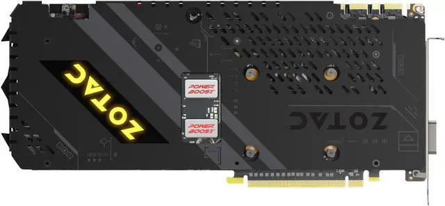 Alt view image 5 of 8 - ZOTAC GeForce GTX 1080 Ti AMP Extreme 11GB GDDR5X 352-bit Gaming Graphics Card VR Ready 16+2 Power Phase Freeze Fan Stop IceStorm Cooling Spectra Lighting ZT-P10810C-10P