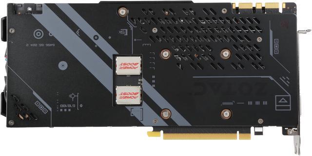 Alt view image 4 of 6 - ZOTAC GeForce GTX 1080 Ti AMP Edition 11GB GDDR5X 352-bit Gaming Graphics Card VR Ready 16+2 Power Phase Freeze Fan Stop IceStorm Cooling Spectra Lighting ZT-P10810D-10P