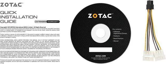 Alt view image 6 of 8 - ZOTAC GeForce GTX 1060 AMP+ Edition 6GB 9Gbps GDDR5 192-bit PCIe 3.0 Gaming Graphics Card VR Ready (ZT-P10600G-10M)