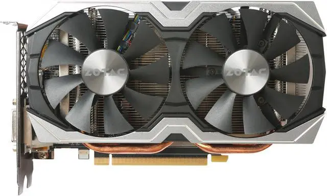 Alt view image 3 of 8 - ZOTAC GeForce GTX 1060 AMP+ Edition 6GB 9Gbps GDDR5 192-bit PCIe 3.0 Gaming Graphics Card VR Ready (ZT-P10600G-10M)