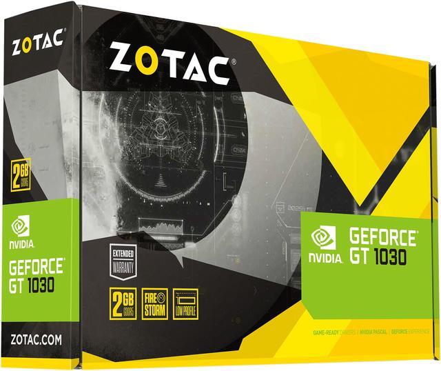Alt view image 8 of 9 - ZOTAC GeForce GT 1030 2GB GDDR5 64-bit PCIe 3.0 DirectX 12 HDCP Ready Low Profile Video Card ZT-P10300A-10L