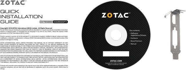 Alt view image 6 of 9 - ZOTAC GeForce GT 1030 2GB GDDR5 64-bit PCIe 3.0 DirectX 12 HDCP Ready Low Profile Video Card ZT-P10300A-10L