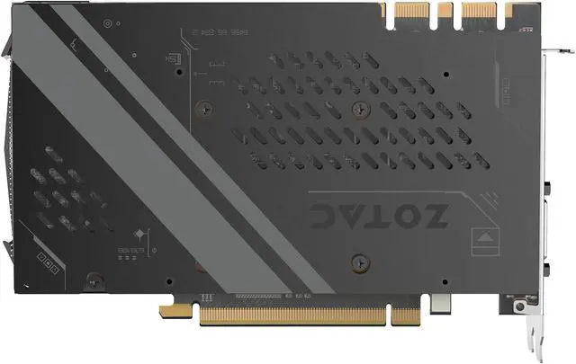 Alt view image 4 of 8 - ZOTAC GeForce GTX 1080 Ti Mini 11GB GDDR5X 352-bit Super Compact VR Ready Gaming Graphics Card, Optimized Fan Design, Wide Array Aluminum Heatsink, 5 x 6mm Copper Heat Pipes, Metal Back Plate, White LED, 8.3IN Length ZT-P10810G-10P