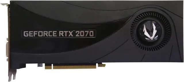 Alt view image 2 of 8 - ZOTAC GeForce RTX 2070 8GB GDDR6 PCI Express 3.0 Graphics Card ZT-T20700A-10P