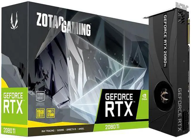 Alt view image 6 of 6 - ZOTAC GAMING GeForce RTX 2080 Ti Blower Graphic Card, ZT-T20810A-10P, 11GB GDDR6