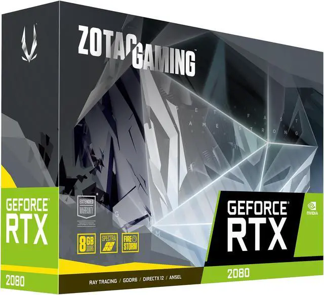 Alt view image 8 of 8 - ZOTAC GAMING GeForce RTX 2080 Twin Fan 8GB GDDR6 256-bit Gaming Graphics Card, IceStorm 2.0 Cooling, Active Fan Control, Metal Backplate, Spectra Lighting, ZT-T20800G-10P