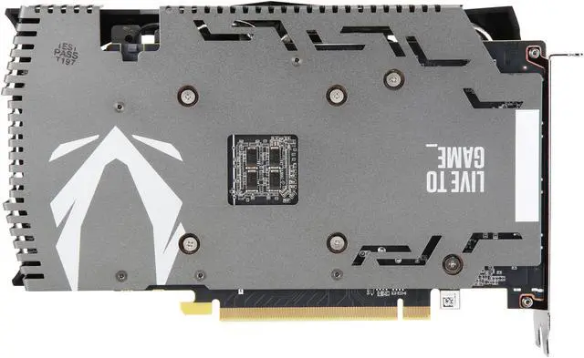Alt view image 4 of 6 - ZOTAC GAMING GeForce GTX 1660 AMP 6GB GDDR5 192-bit Gaming Graphics Card, Super Compact, IceStorm 2.0 Cooling, Wraparound Metal Backplate - ZT-T16600D-10M