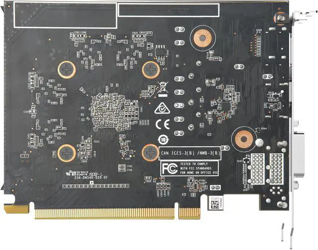 Alt view image 4 of 8 - ZOTAC GAMING GeForce GTX 1650 OC 4GB GDDR5 128-bit Gaming Graphics Card, Super Compact, ZT-T16500F-10L