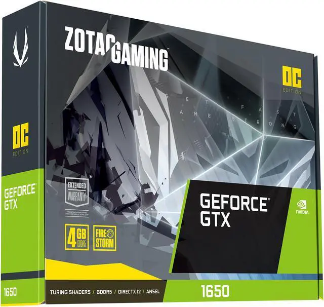 Alt view image 7 of 8 - ZOTAC GAMING GeForce GTX 1650 OC 4GB GDDR5 128-bit Gaming Graphics Card, Super Compact, ZT-T16500F-10L