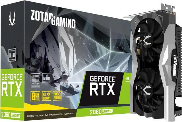 Alt view image 10 of 11 - ZOTAC GAMING GeForce RTX 2060 SUPER MINI 8GB GDDR6 256-bit 14 Gbps Gaming Graphics Card, IceStorm 2.0, Super Compact, ZT-T20610E-10M