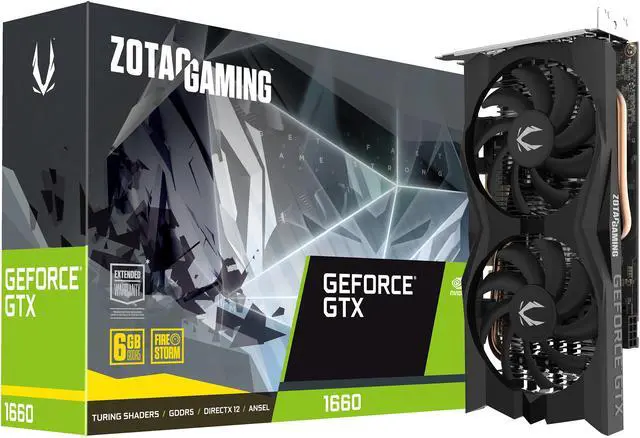 Alt view image 9 of 10 - ZOTAC GAMING GeForce GTX 1660 6GB GDDR5 192-bit Gaming Graphics Card, Super Compact, ZT-T16600K-10M