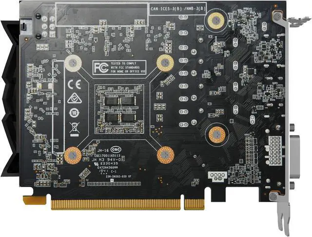 Alt view image 4 of 8 - ZOTAC GeForce GTX 1650 SUPER 4GB GDDR6 PCI Express 3.0 Graphics Card ZT-T16510F-10L
