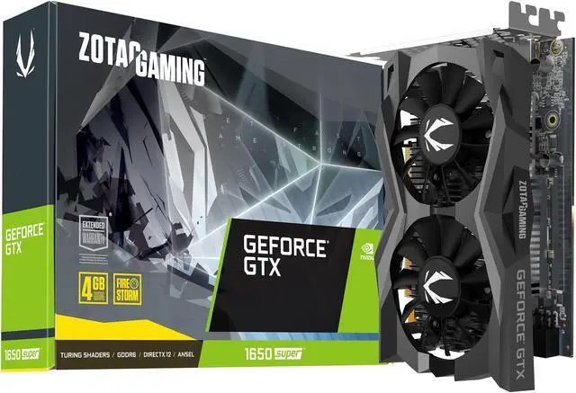 Alt view image 6 of 8 - ZOTAC GeForce GTX 1650 SUPER 4GB GDDR6 PCI Express 3.0 Graphics Card ZT-T16510F-10L