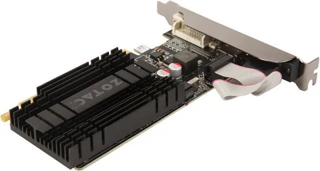 Alt view image 4 of 4 - ZOTAC GeForce GT 710 1GB DDR3 PCI Express 2.0 Graphics Card ZT-71301-20L