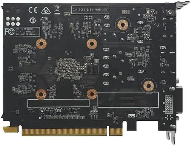 Alt view image 7 of 9 - ZOTAC GAMING GeForce GTX 1650 OC 4GB GDDR6 128-bit Gaming Graphics Card, Super Compact, ZT-T16520F-10L