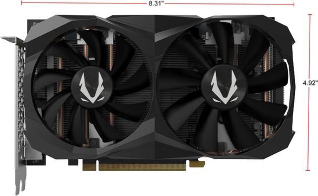 ZOTAC GAMING GeForce RTX 2060 6GB GDDR6 192-bit Gaming Graphics