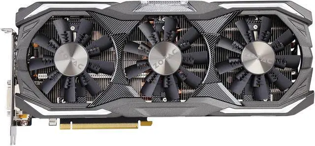 Alt view image 3 of 5 - ZOTAC GeForce GTX 1080 8GB GDDR5X PCI Express 3.0 SLI Support Graphics Card ZT-P10800B-10P