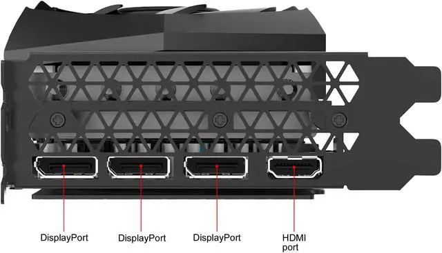 Alt view image 4 of 10 - ZOTAC GAMING GeForce RTX 3080 Trinity 10GB GDDR6X 320-bit 19 Gbps PCIE 4.0 Gaming Graphics Card, IceStorm 2.0 Advanced Cooling, SPECTRA 2.0 RGB Lighting, ZT-A30800D-10P