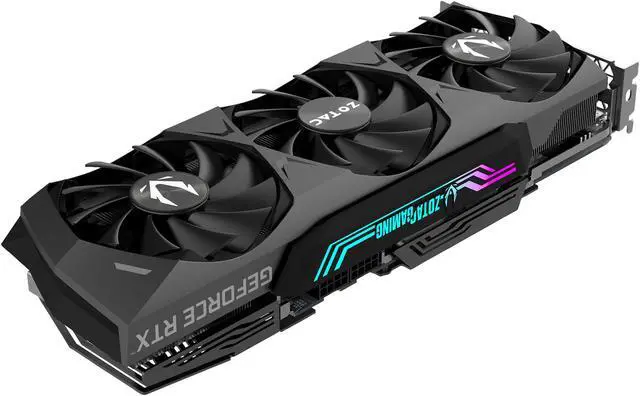 Alt view image 6 of 7 - ZOTAC GAMING GeForce RTX 3080 Trinity OC 10GB GDDR6X 320-bit 19 Gbps PCIE 4.0 Gaming Graphics Card, IceStorm 2.0 Advanced Cooling, SPECTRA 2.0 RGB Lighting, ZT-A30800J-10P