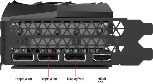 Alt view image 4 of 7 - ZOTAC GAMING GeForce RTX 3080 Trinity OC 10GB GDDR6X 320-bit 19 Gbps PCIE 4.0 Gaming Graphics Card, IceStorm 2.0 Advanced Cooling, SPECTRA 2.0 RGB Lighting, ZT-A30800J-10P