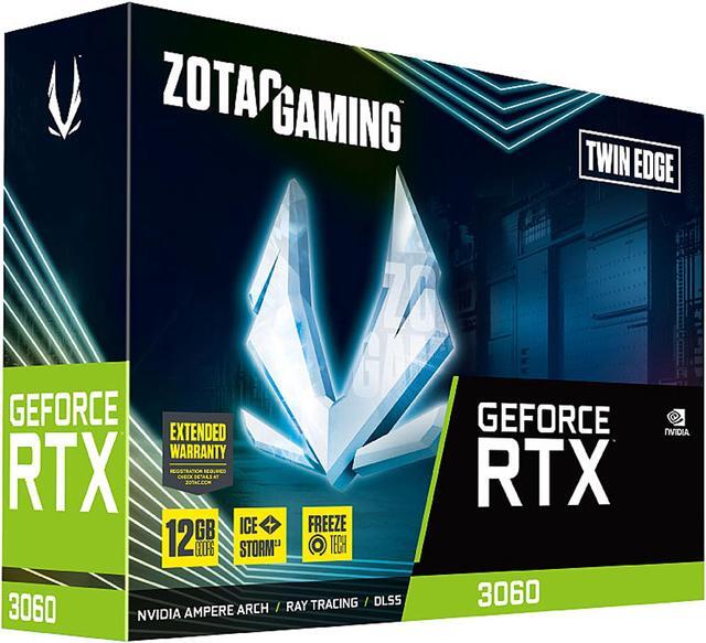 Alt view image 10 of 10 - ZOTAC GAMING GeForce RTX 3060 Twin Edge 12GB GDDR6 192-bit 15 Gbps PCIE 4.0 Gaming Graphics Card, IceStorm 2.0 Cooling, Active Fan Control, FREEZE Fan Stop, ZT-A30600E-10M