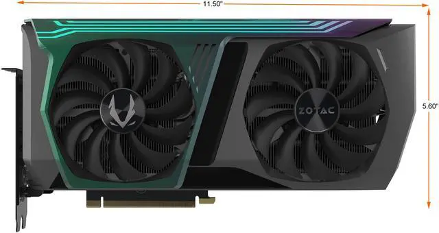 Alt view image 2 of 10 - ZOTAC GAMING GeForce RTX 3070 AMP Holo 8GB GDDR6 256-bit 14 Gbps PCIE 4.0 Gaming Graphics Card, HoloBlack, IceStorm 2.0 Advanced Cooling, SPECTRA 2.0 RGB Lighting, ZT-A30700F-10P