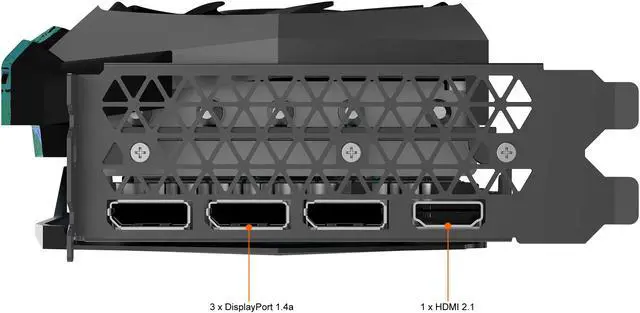 Alt view image 4 of 7 - ZOTAC GAMING GeForce RTX 3080 AMP Holo 10GB GDDR6X 320-bit 19 Gbps PCIE 4.0 Gaming Graphics Card, HoloBlack, IceStorm 2.0 Advanced Cooling, SPECTRA 2.0 RGB Lighting, ZT-A30800F-10P