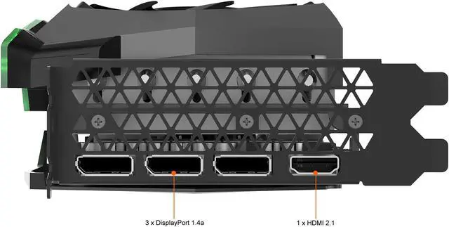 Alt view image 4 of 10 - ZOTAC AMP Holo GeForce RTX 3080 Ti 12GB GDDR6X PCI Express 4.0 Graphics Card ZT-A30810F-10P