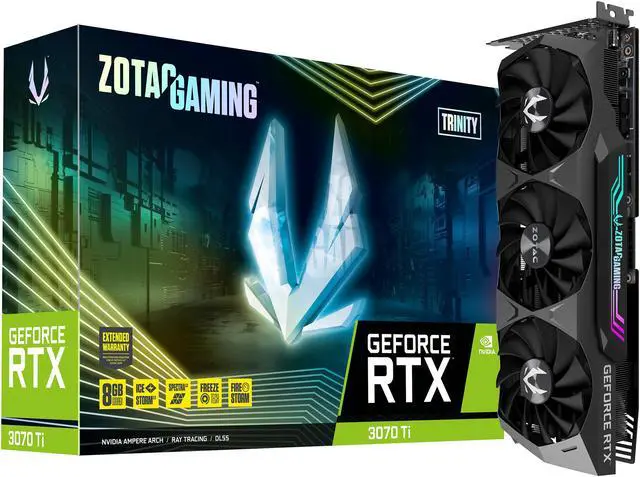 Alt view image 9 of 10 - ZOTAC GAMING GeForce RTX 3070 Ti Trinity 8GB GDDR6X 256-bit 19 Gbps PCIE 4.0 Gaming Graphics Card, IceStorm 2.0 Advanced Cooling, SPECTRA 2.0 RGB Lighting, ZT-A30710D-10P