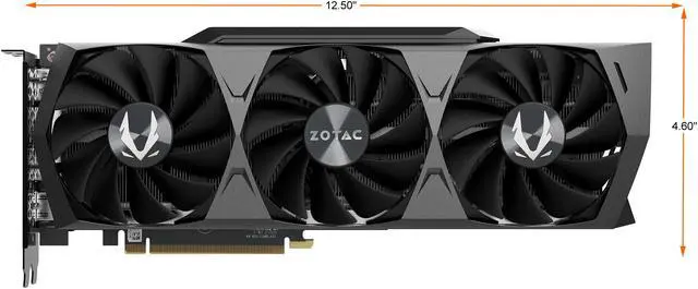 Alt view image 2 of 10 - ZOTAC GAMING GeForce RTX 3070 Ti Trinity 8GB GDDR6X 256-bit 19 Gbps PCIE 4.0 Gaming Graphics Card, IceStorm 2.0 Advanced Cooling, SPECTRA 2.0 RGB Lighting, ZT-A30710D-10P