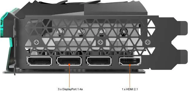 Alt view image 5 of 7 - ZOTAC GAMING GeForce RTX 3070 Ti AMP Holo 8GB GDDR6X 256-bit 19 Gbps PCIE 4.0 Gaming Graphics Card, HoloBlack, IceStorm 2.0 Advanced Cooling, SPECTRA 2.0 RGB Lighting, ZT-A30710F-10P